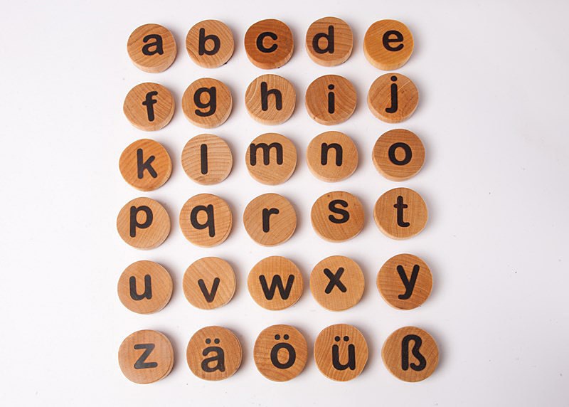 Buchstabe Alphabet "T" Holz Cartoon Tier Magnet für Kühlschrank Kinder Spielzeug