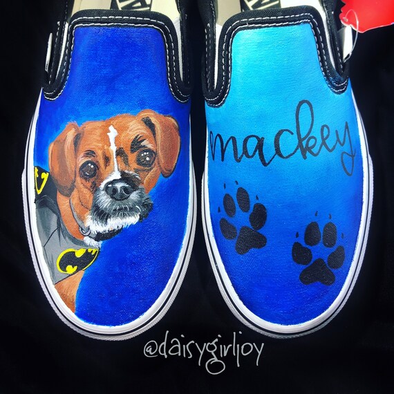 custom dog vans shoes