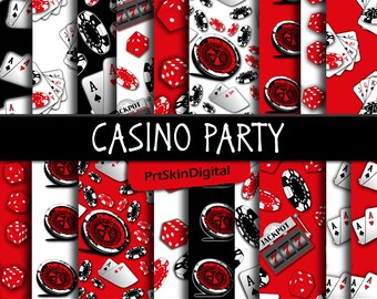 Casino Theme Birthday Banner Casino Theme Birthday Banner