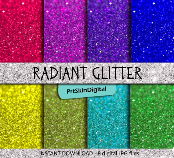Radiant Glitter Digital Paper Sparkle Digital Paper Glitter Background For Scrapbooking And Paper Craft By Prtskindigital Catch My Party