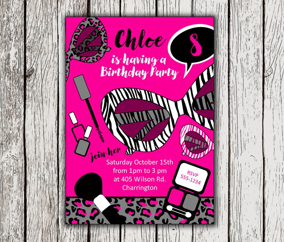 Elegant Makeover Party Invitations to Set the Perfect Tone