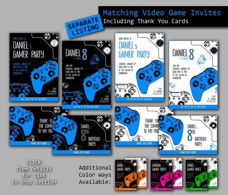 Cupcake Toppers Video Game Happy Birthday Centerpiece,Gamer Birthday Party Decorations INSTANT DOWNLOAD Gaming Party Printable Cake Topper