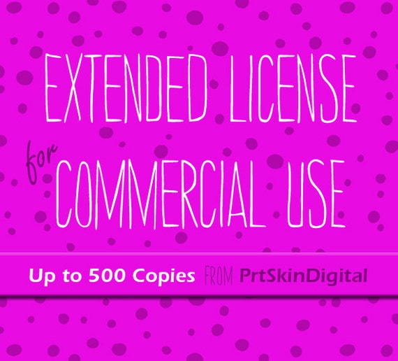 Extended License for Commercial Use for up to 500 Copies Il_570xn