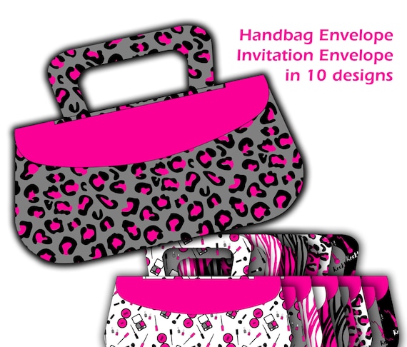 Diva Party Favors Printable Envelope Printable Gift Box Etsy