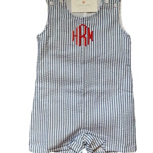 Vintage John John - Light Blue Seersucker Gingham main image 0