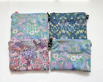Monogrammed Liberty of London Travel Pouch
