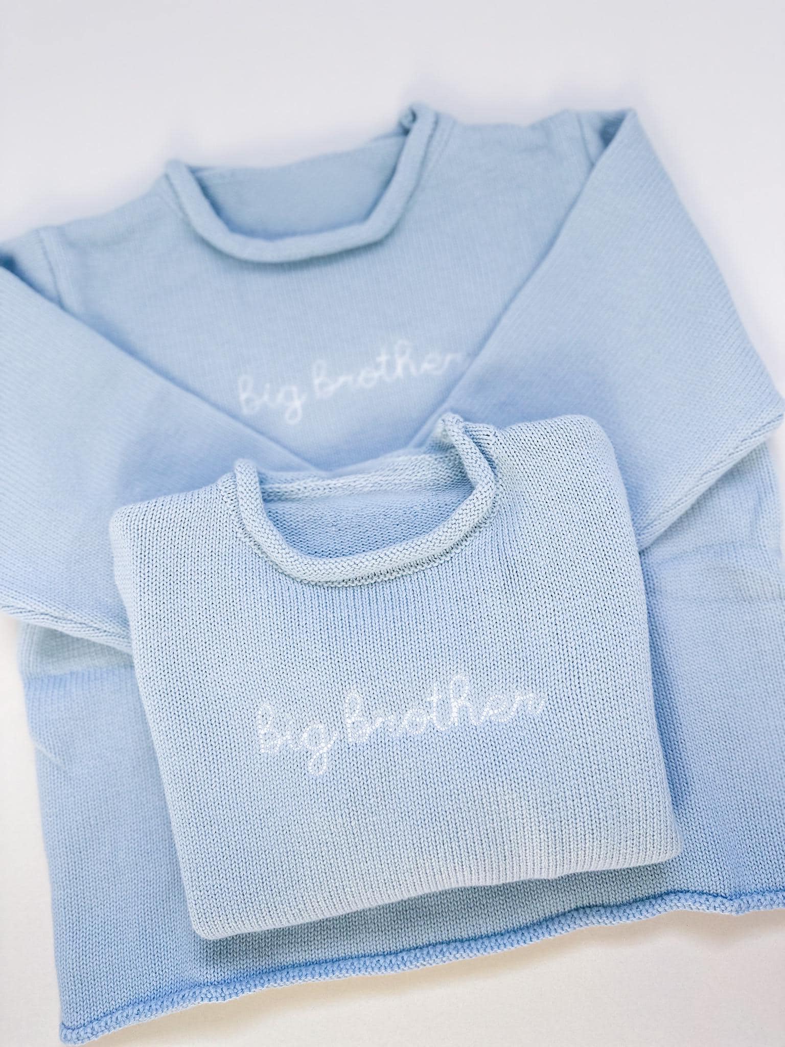 Kids/Toddler Monogrammed Knit Rollneck Sweater