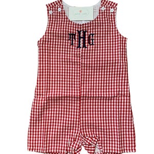 Vintage John John - Red Seersucker Gingham main image 1