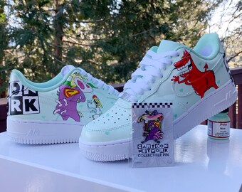 Custom Air Force Ones "Cow and Chicken"