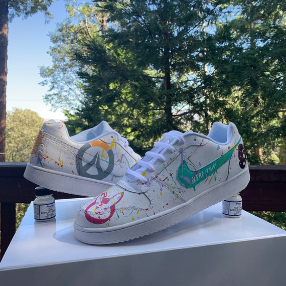 Overwatch Custom Painted Sneakers to Order Are -