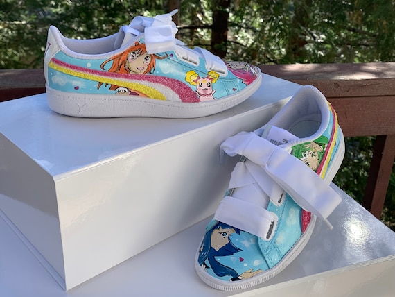 glitter custom shoes