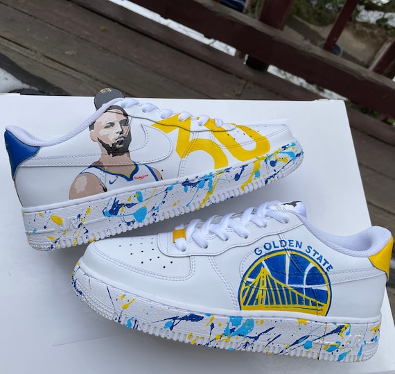 Af1 personalizado Golden State Warriors Steph Etsy