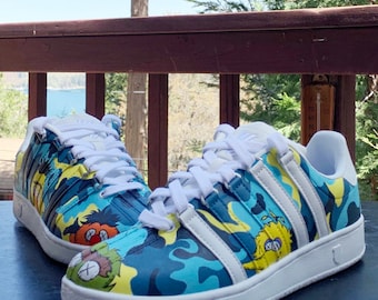 Custom K-Swiss or Air Force Ones "camouflage"
