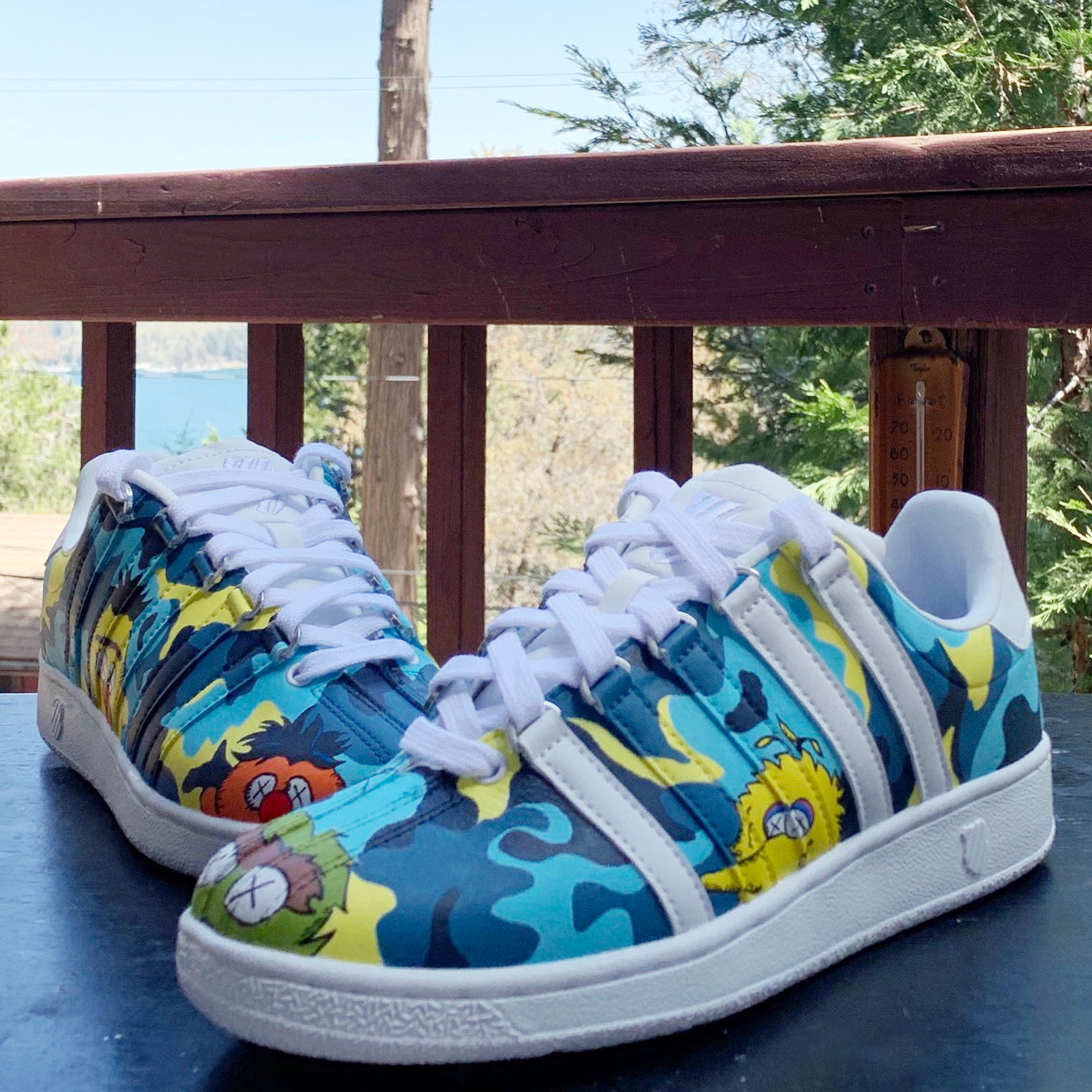 Custom K swiss or Air Force Ones camouflage Etsy