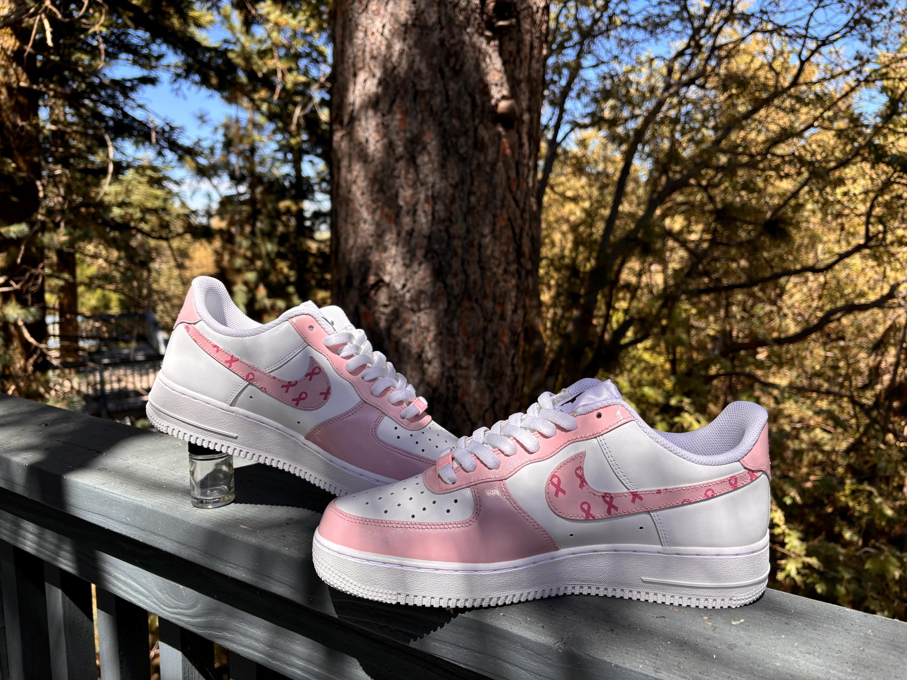 pink nike shoes for breast cancer