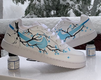 Custom Air Force Ones "Cherry Blossoms"