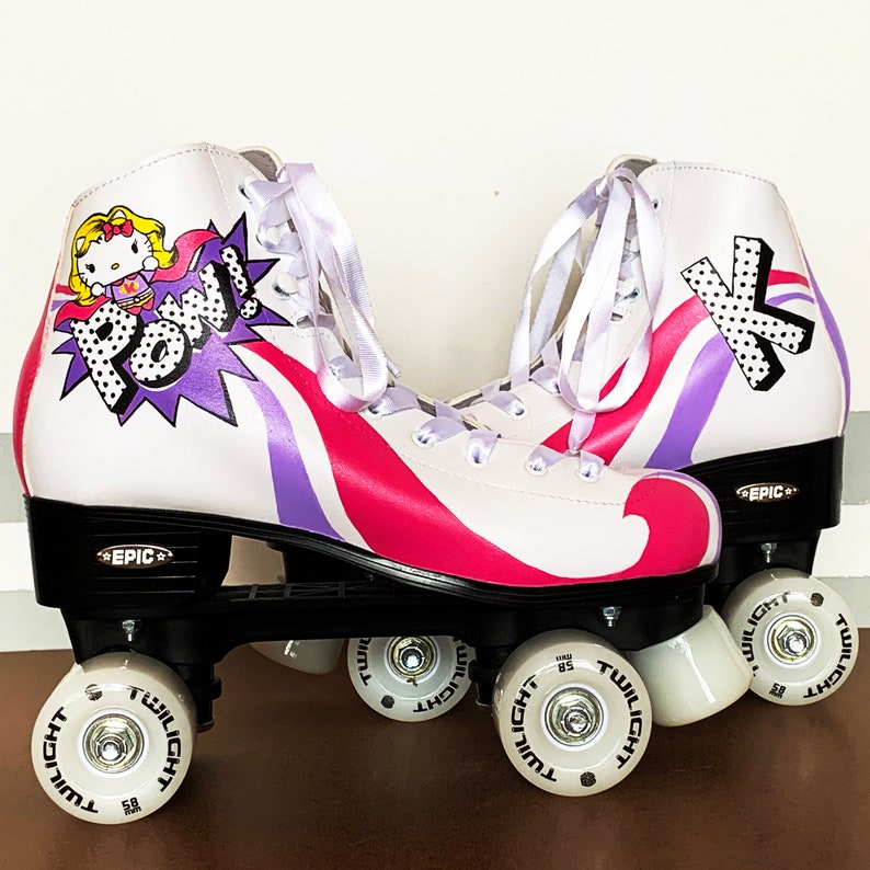 Custom Roller Skates hello Kitty Etsy