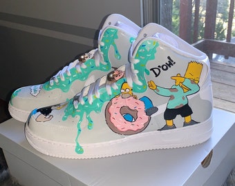 Bart Simpson Air Force | Etsy