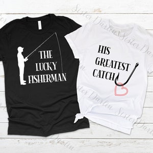 Greatest Catch Couple Shirt SVG | Digital File for Cricut Cut | Matching Shirts | SVG Cut File for Couples | Cricut Wedding Gifts