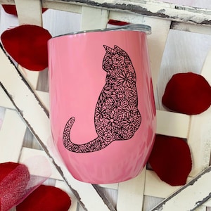 Cat Mandala SVG Cat Zentangle SVG Cat Clipart Cat Cricut - Etsy Canada