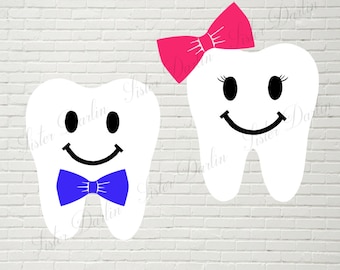 Bolsa de hada de los dientes SVG / Archivo SVG de diente / Cricut de hada de los dientes / PNG de diente