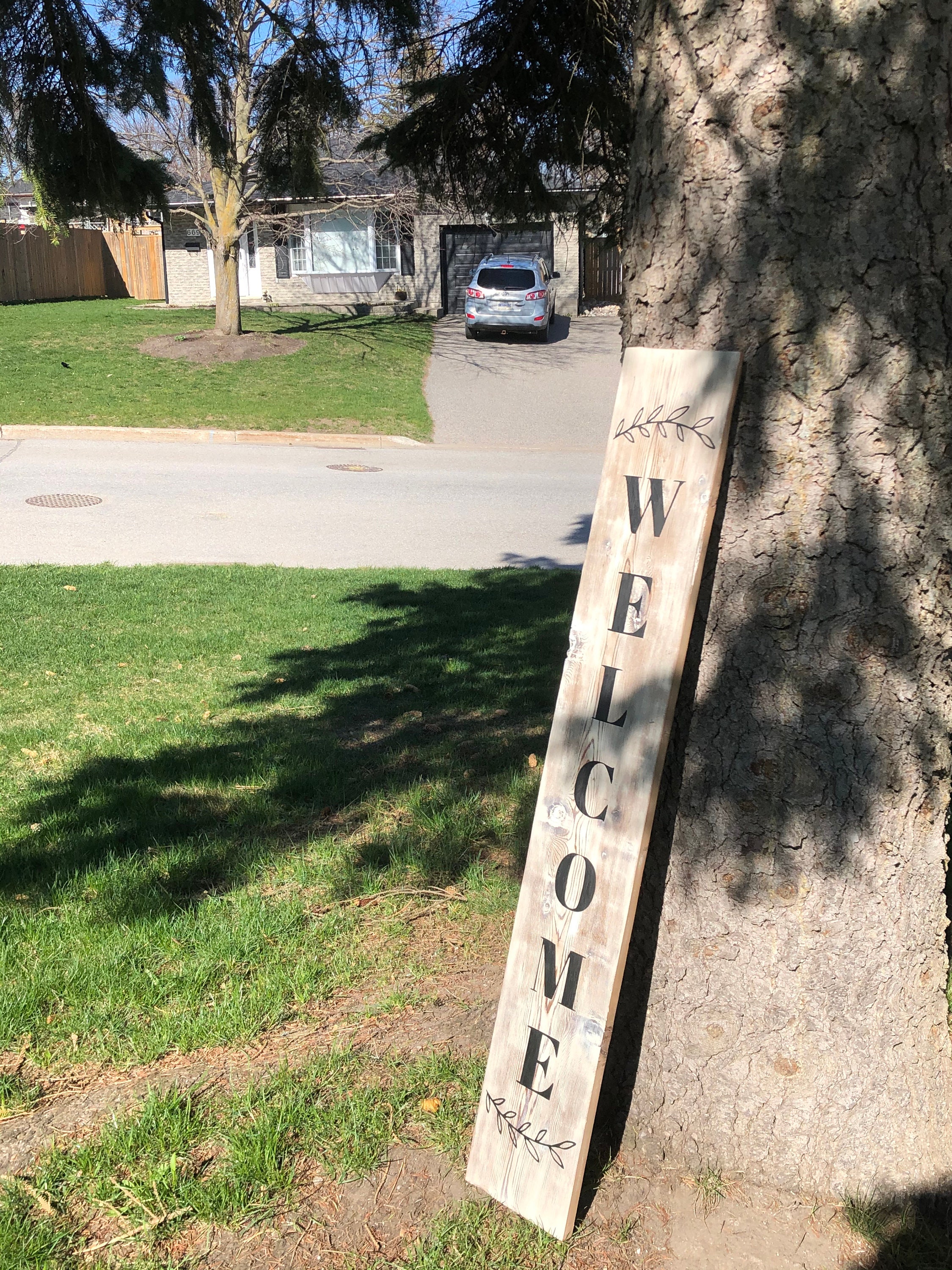 Welcome Sign SVG | Vertical Welcome Sign for Porch | Porch Welcome Sign ...