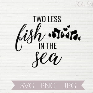 Two Less Fish - Etsy