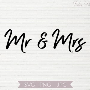 Mr & Mrs SVG | Engagement SVGs Bundle | Engaged Cricut Gifts | Cute Couple Shirt Svgs | Mr And Mrs Svg
