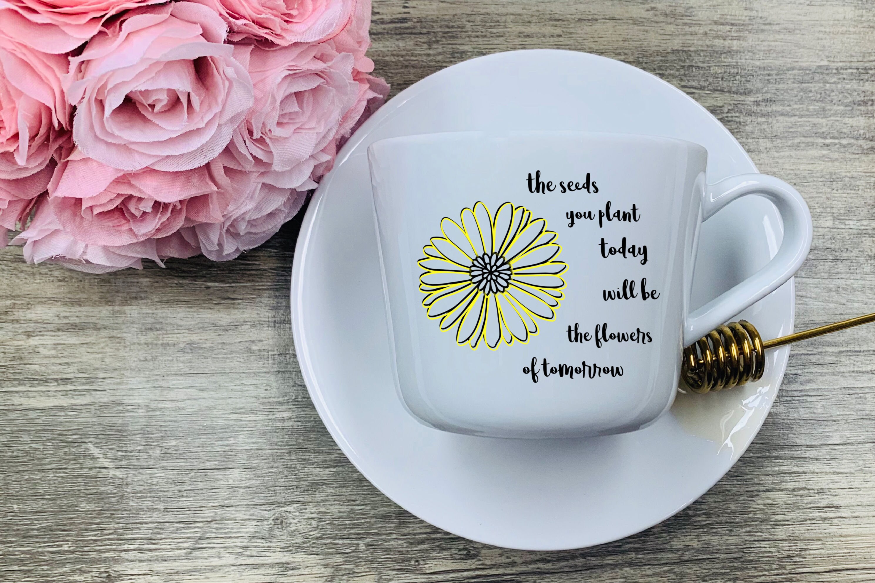 Flower Quote SVG Digital Download Quote Bloom Quote SVG Flower