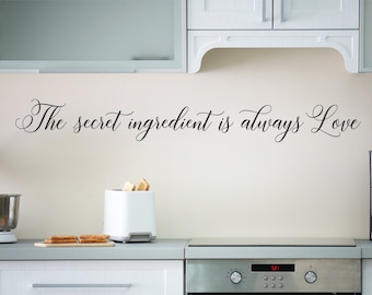 Kitchen Wall Decal Etsy