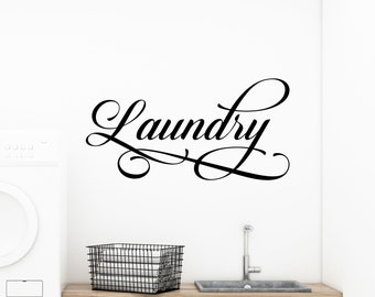 Laundry Room Decal, Laundry Door Decal, Laundry Room Decor, Laundry Decal, Laundry Decor, Laundry Door Vinyl, Laundry Stickers, Laundry Sign