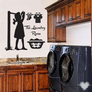 Laundry Room Art The Laundry Room Laundry Decal Laundry Room Wall Decor Laundry Decals Laundry Room Decor image 1