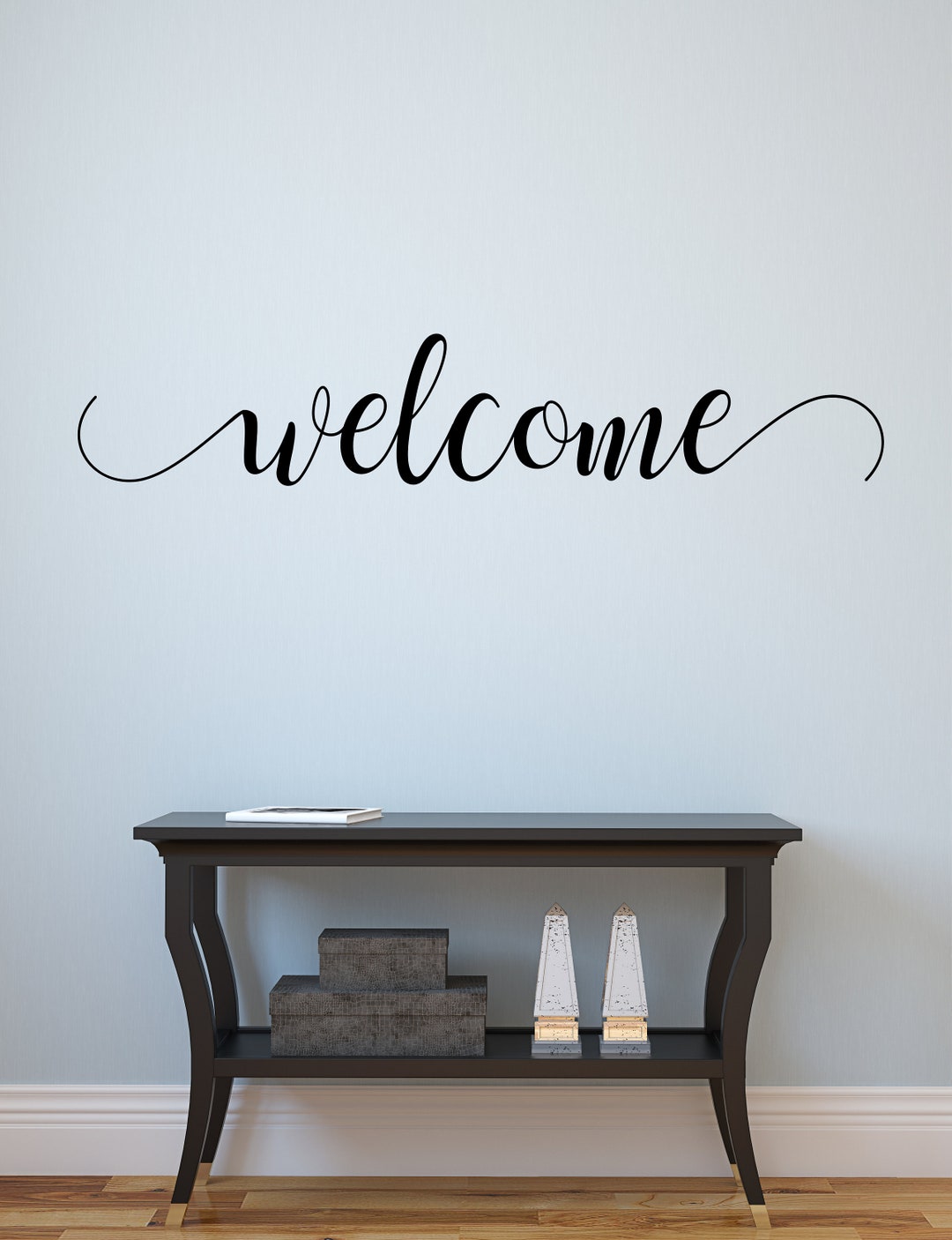 Vinyl Welcome Decal Welcome 200 Welcome Wall Decal welcome Etsy Norway