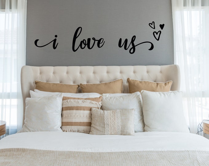 Bedroom Wall Quotes / Loving You / Love Quotes Decals / Love - Etsy