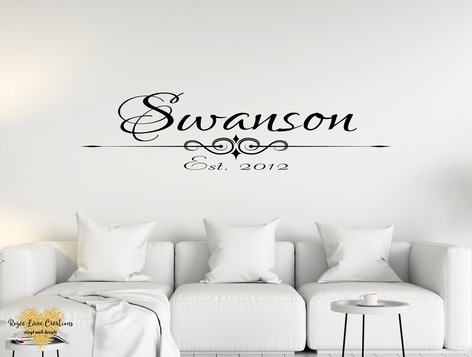 Family Established Decal 6 Family Established Wall Decal Etsy