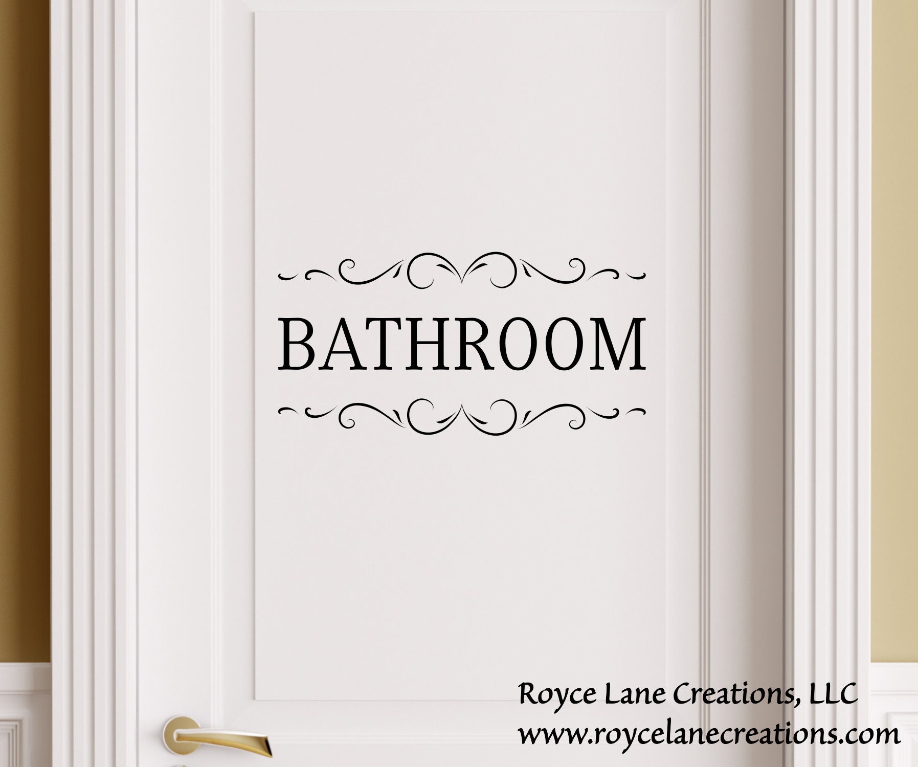 Bathroom Decal Bathroom Sticker Bathroom Wall Decor Etsy