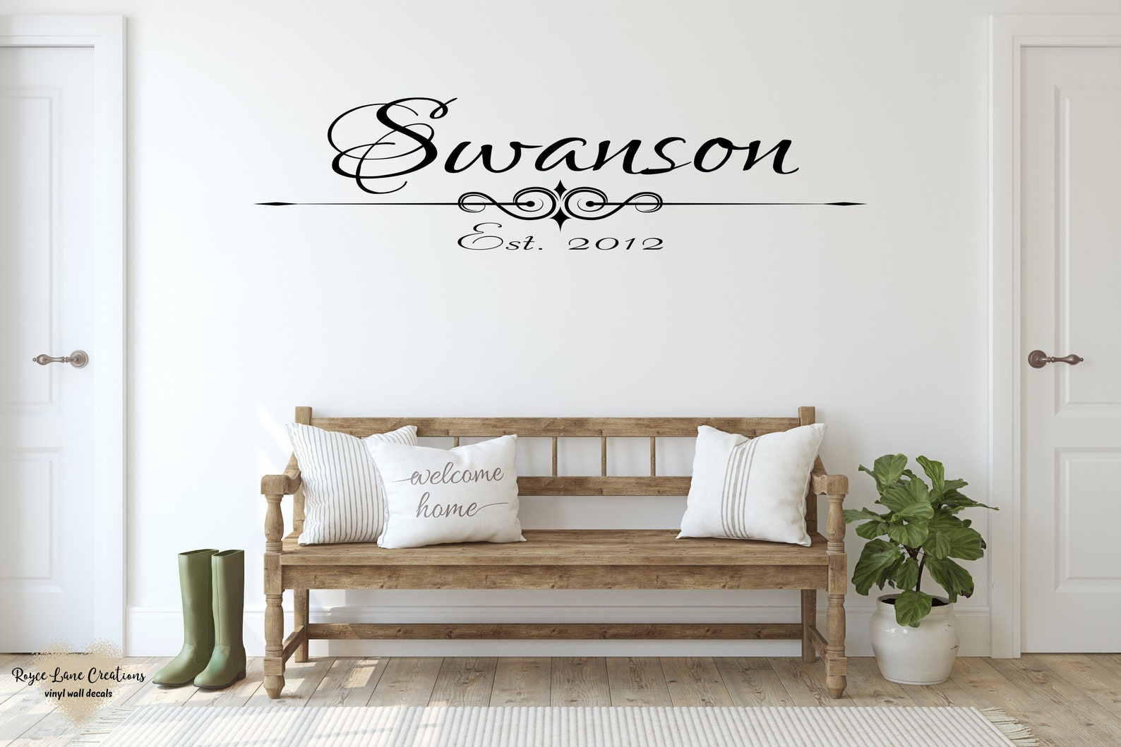 Family Established Decal 6 Family Established Wall Decal Etsy