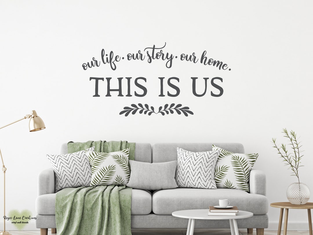 This is Us Decal L This is Us Wall Decor L Family Wall Decal L Living ...