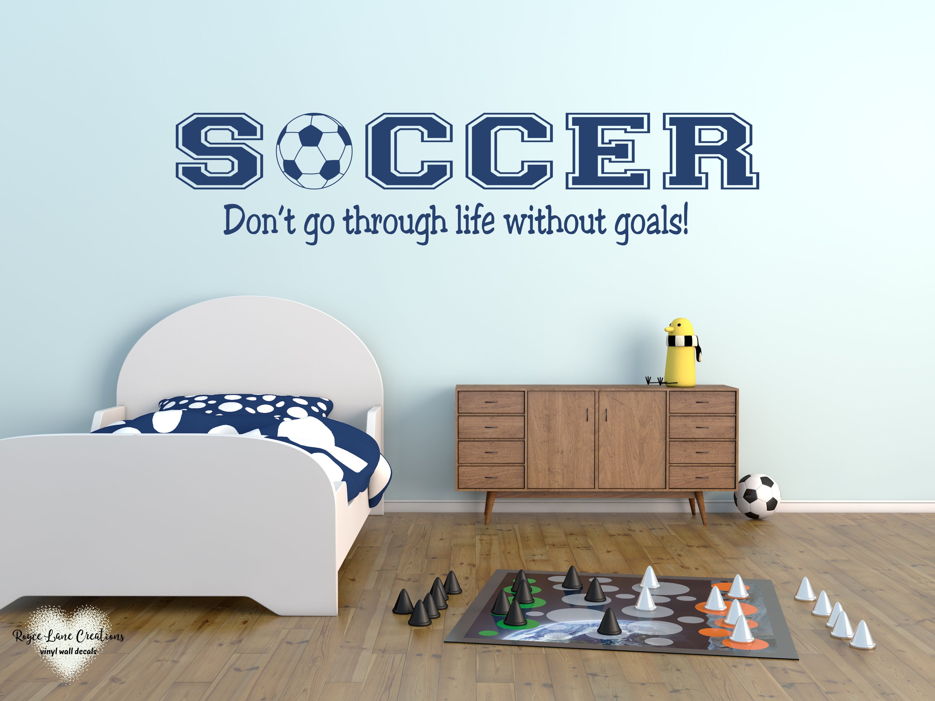 Soccer Quotes Boys / Soccer Wall Decal / Soccer Wall Stickers ...