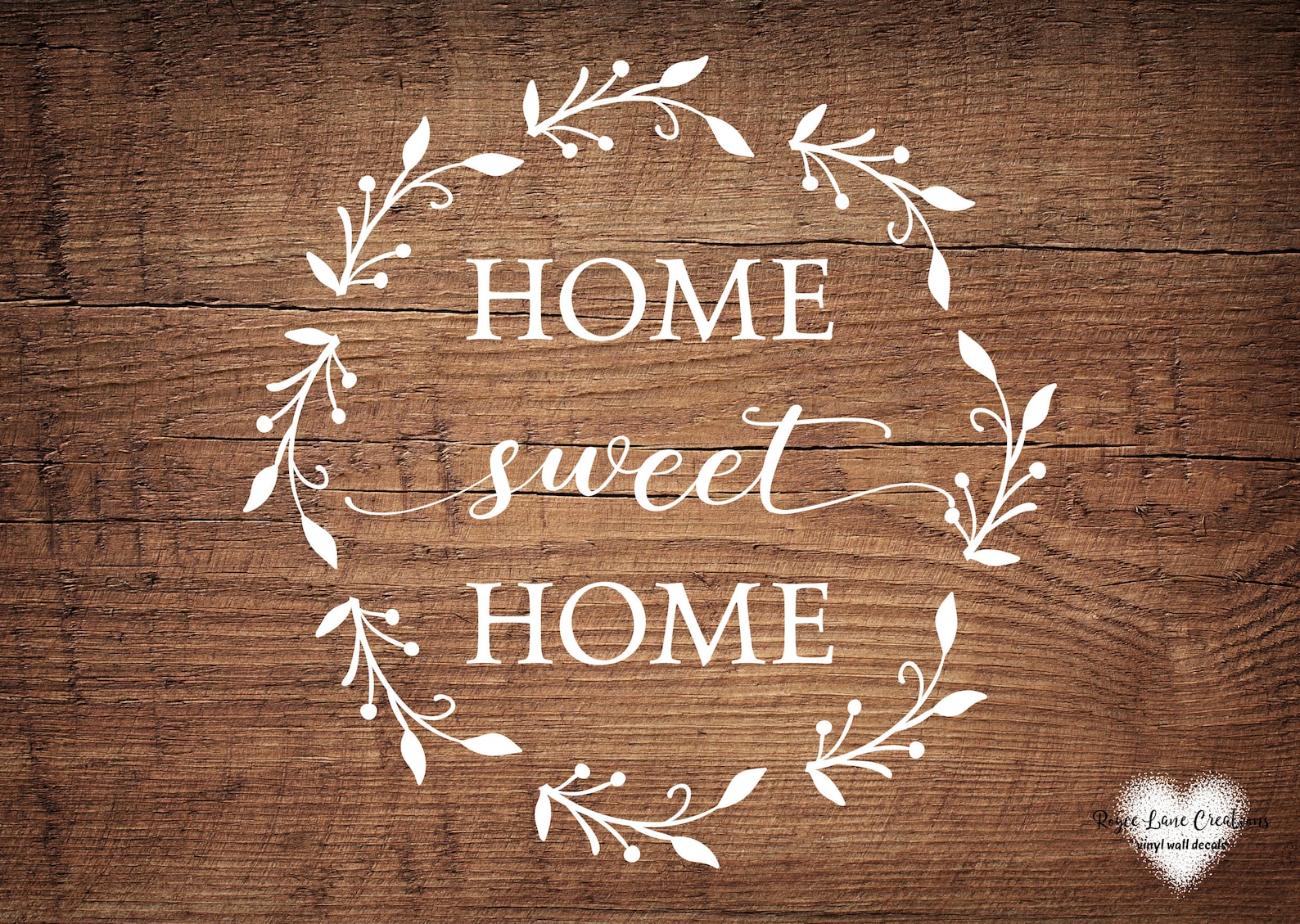 Home Sweet Home Decal / Home Sweet Home Door Decals / Home Etsy