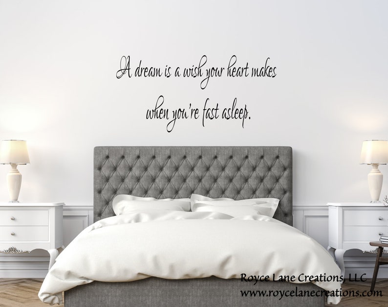 Wandtattoo Schlafzimmer - ist ein Traum ein wünscht Ihr Herz macht Schlafzimmer Wandtattoo - Schlafzimmer Dekor-Schlafzimmer-Wand-Dekor Wandtattoo Schlafzimmer - ist ein Traum ein wünscht Ihr Herz macht Schlafzimmer Wandtattoo - Schlafzimmer Dekor-Schlafzimmer-Wand-Dekor