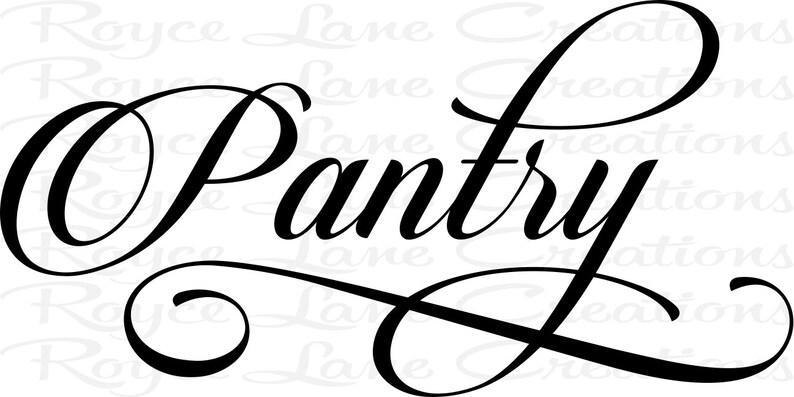 Pantry Letrero Pantry Decal, Pantry Door Decal, Pantry Wall Decal, Kitchen Decor ...