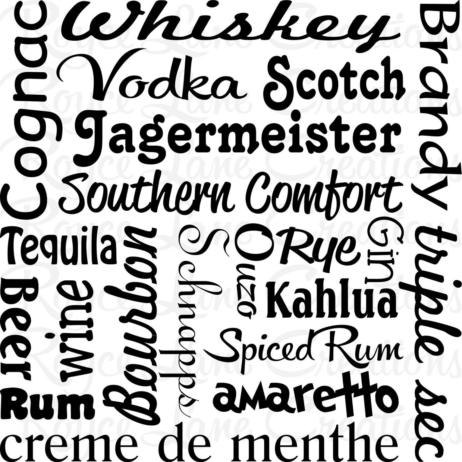 Bar Wall Sticker Bar Decals Bar Decor Bar Sign Bar Vinyl Etsy