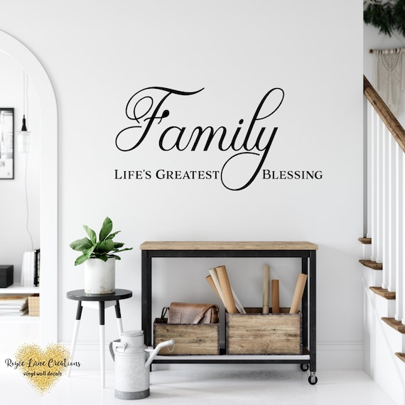 Family Quote Wall Decor Family Wall Decal Family Life s Greatest