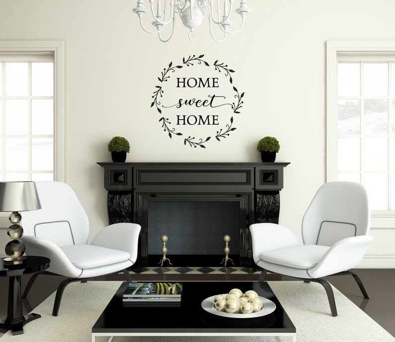 Home Sweet Home Decal / Home Sweet Home Door Decals / Home Etsy