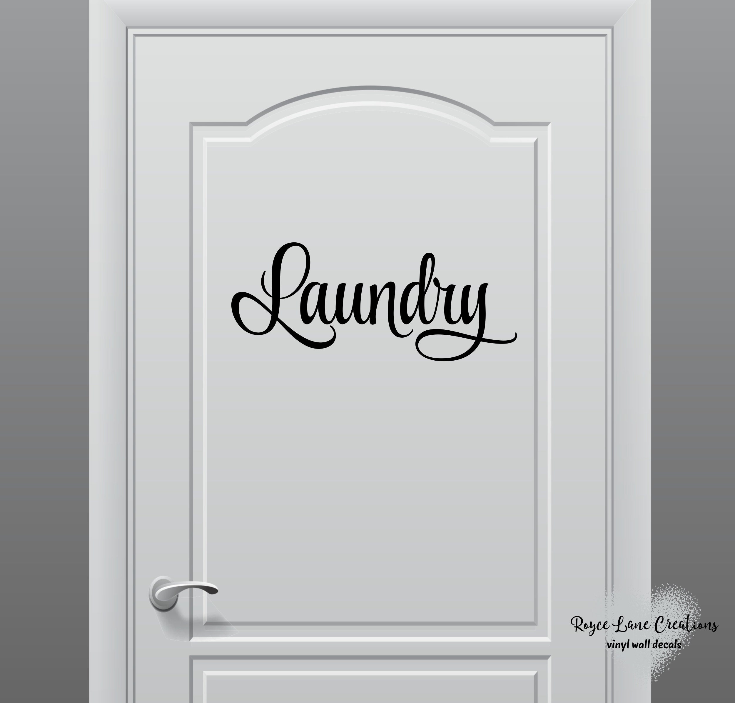 Wäsche tür aufkleber 1 Wäscheschild Wäscheschild | Etsy