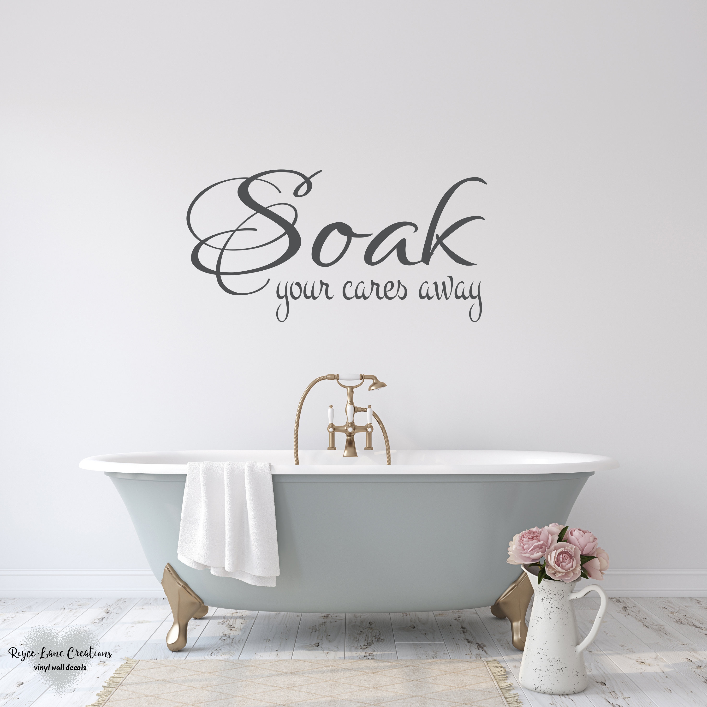 Bathroom decals on sale