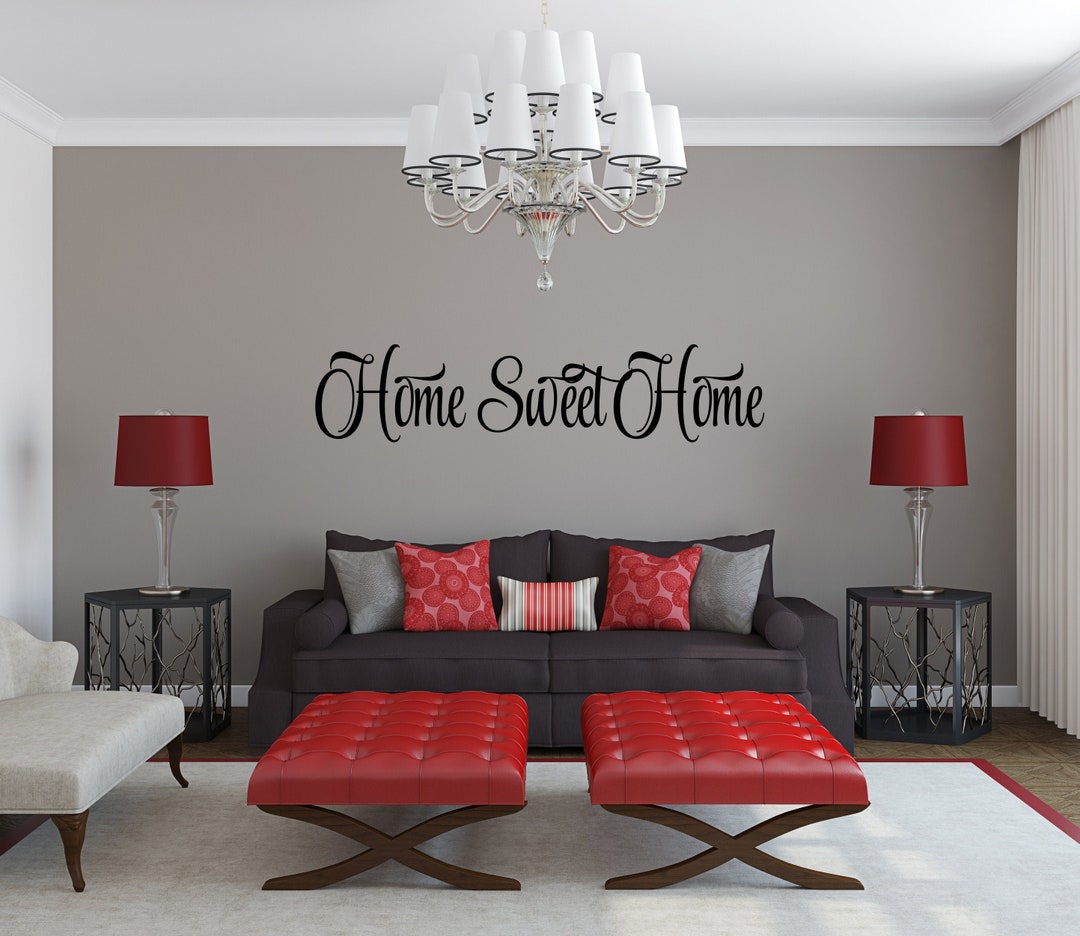 Home Sweet Home Decal 8 Home Sweet Home Wall Decal Foyer Decor Home