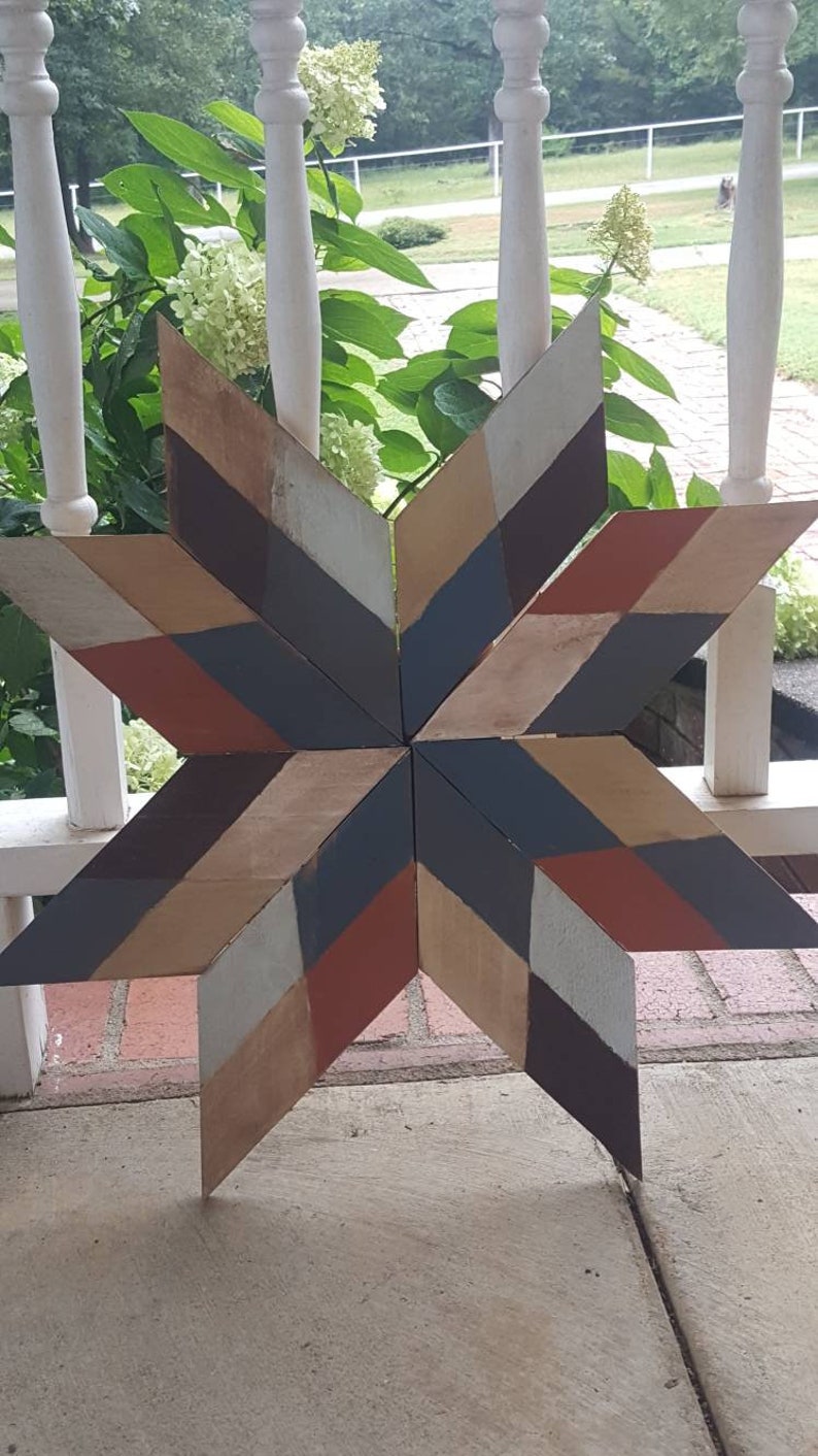 Rustic Wooden Texas Star Barn Quilt Rustic 8 Point Star Etsy