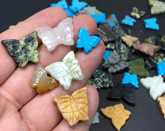 Wholesale 12PCS/lot Carved Mixed Natural Stone Butterfly Charms Pendants gift Wholesale 12PCS/lot Carved Mixed Natural Stone Butterfly Charms Pendants gift